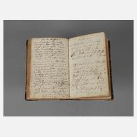 Kochbuch und Tagebuch Mitte 19. Jahrhundert111