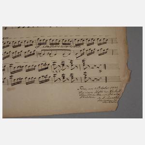 Notenabschrift nach Ferdinand Ries