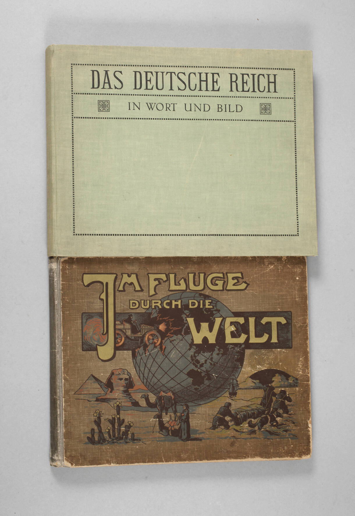 Zwei Fotobücher Deutschland und Welt um 1910