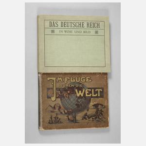 Zwei Fotobücher Deutschland und Welt um 1910