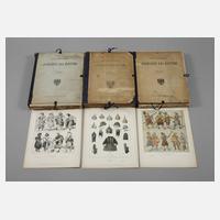 Drei Mappen Geschichte des Kostüms111