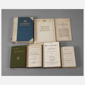 Konvolut Literatur bayerische Regenten