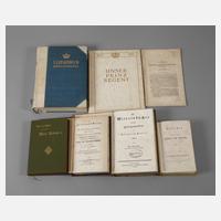 Konvolut Literatur bayerische Regenten111