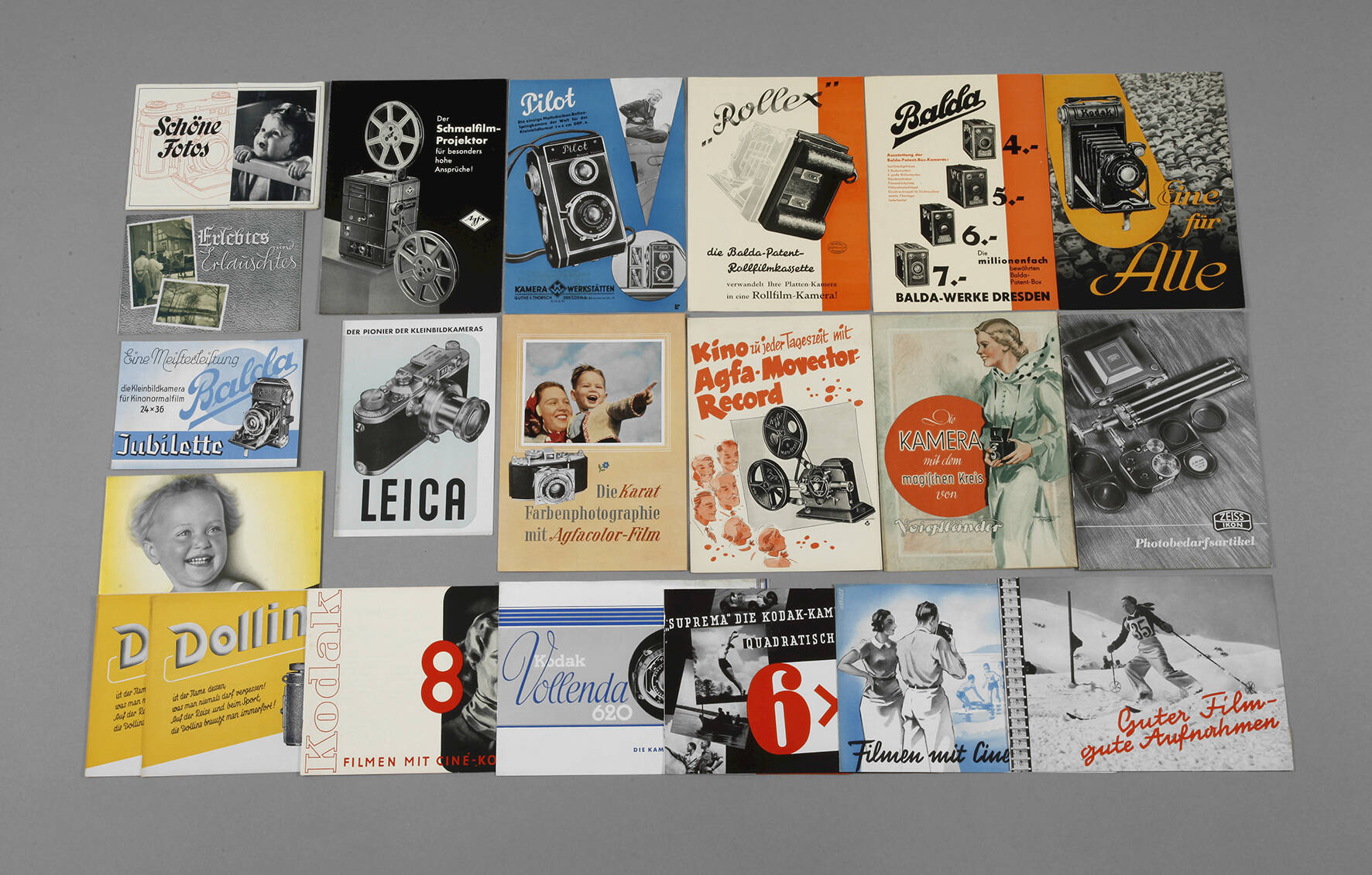 Konvolut Fotografiekataloge