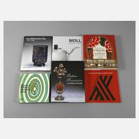 Sechs Fachbücher zum Thema Glas und Metall111