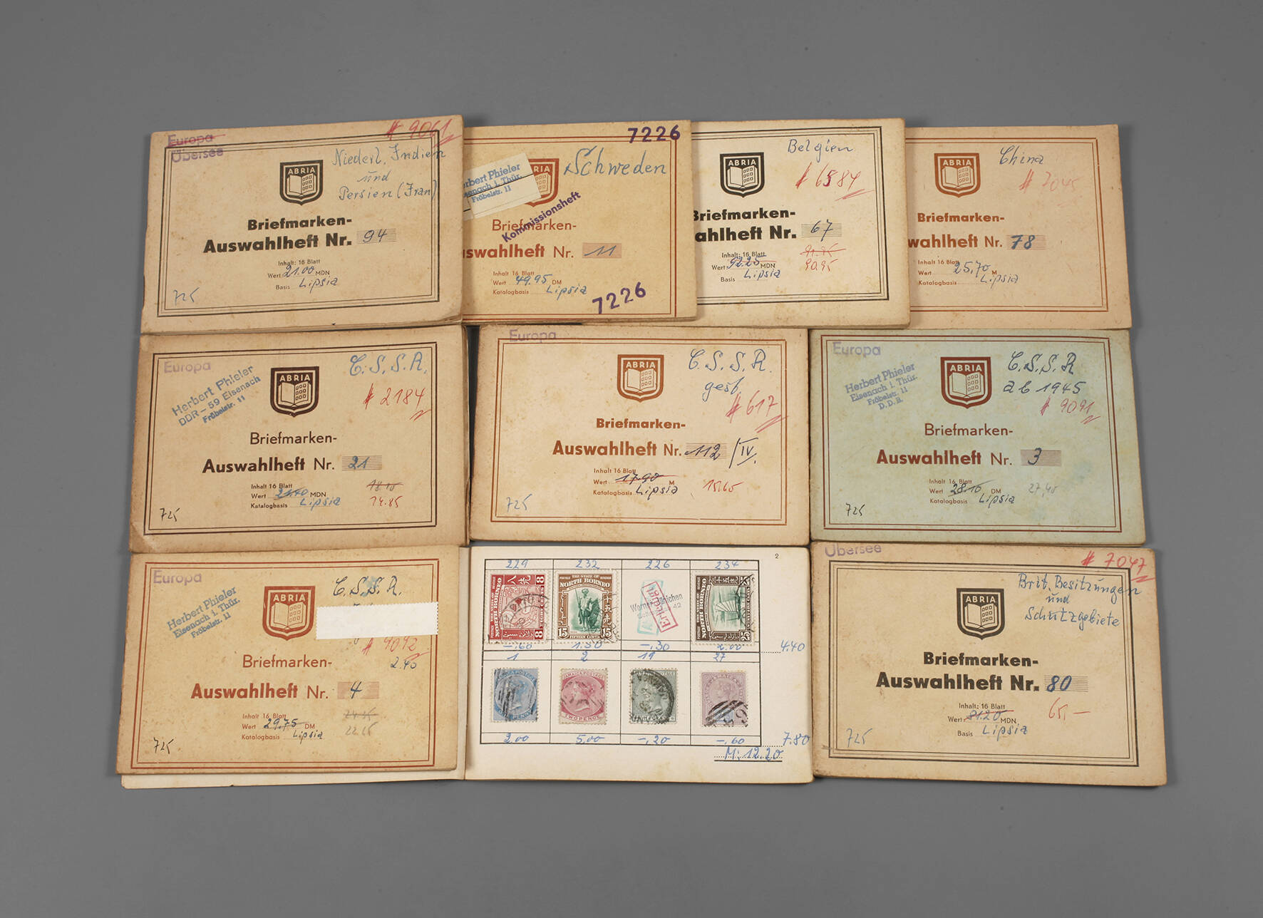 Posten Briefmarken Auswahlhefte