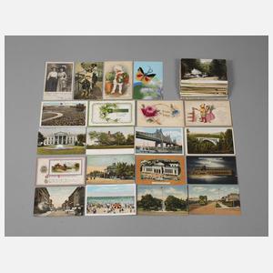 Konvolut Postkarten Amerika