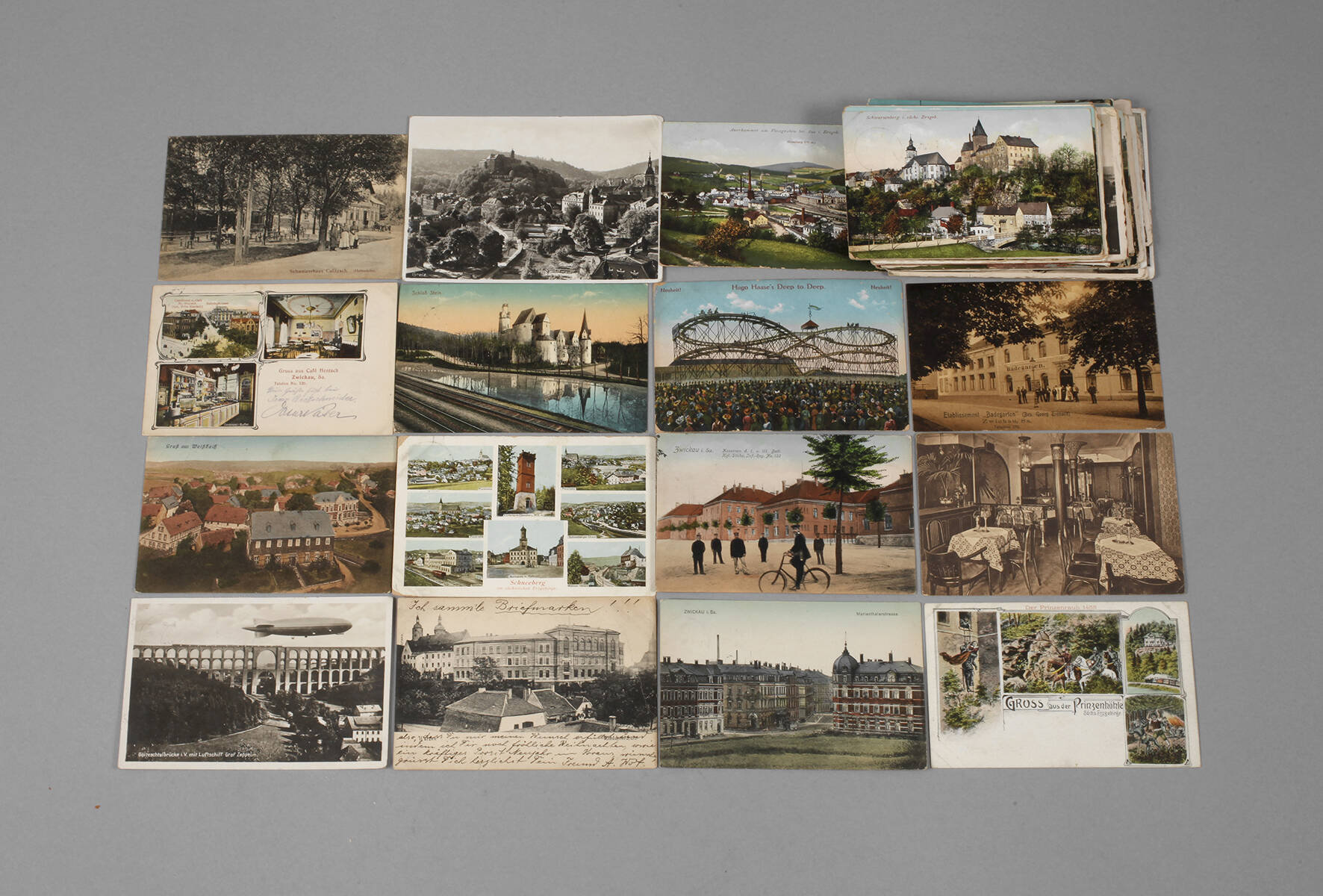 Konvolut Postkarten Sachsen