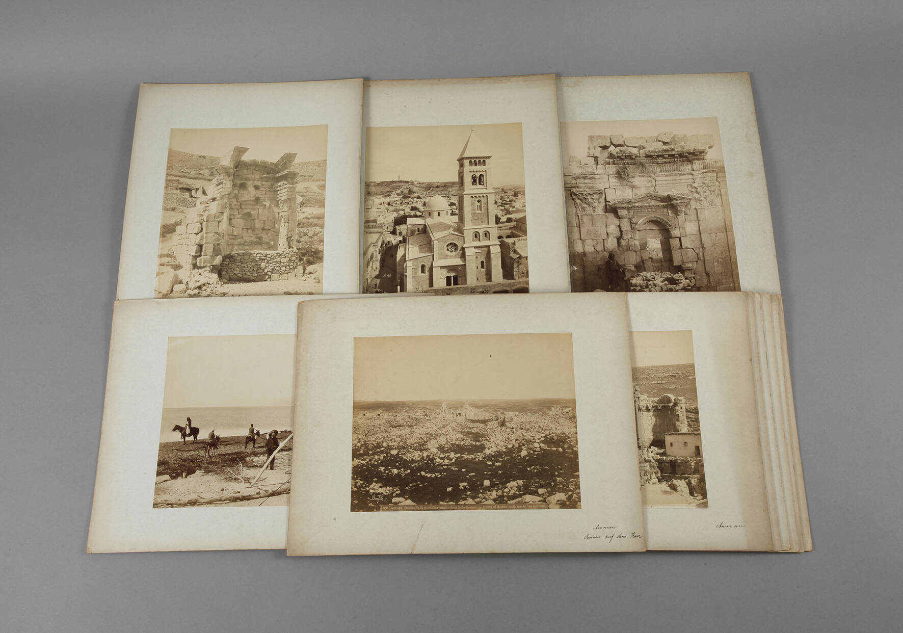 Konvolut Fotografien Vorderer Orient um 1875