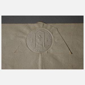 Autograph aus dem bischöflichen Ordinariat