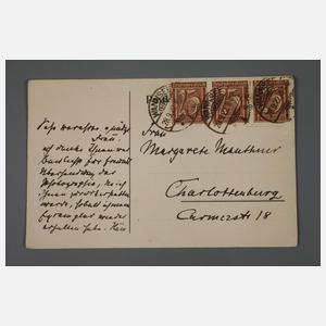 Autograf Max Liebermann