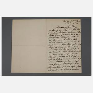 Autograf Max Liebermann