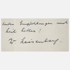 Autograf Werner Karl Heisenberg
