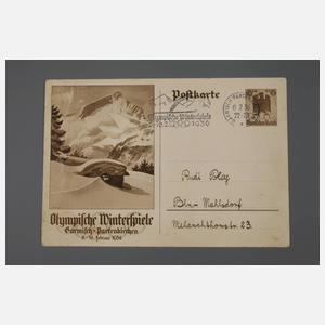 Autograf Olympische Spiele 1936