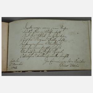 Stammbuchalbum Biedermeier