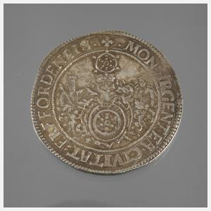 Reichstaler Erfurt 1617