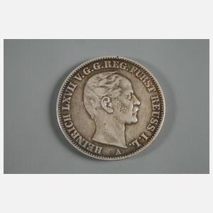 Vereinstaler Reuß 1862