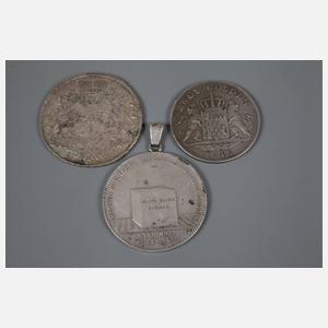 Drei Münzen Bayern