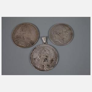 Drei Münzen Bayern