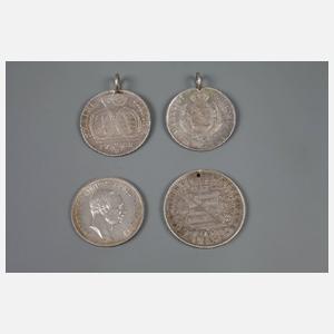 Konvolut Münzen Sachsen