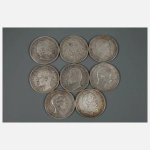 Konvolut Münzen Kaiserreich