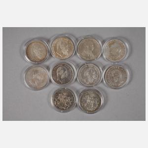 Zehnmal 5 Reichsmark