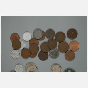 Konvolut Kleinmünzen 20. Jh.