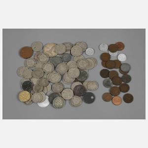 Konvolut Kleinmünzen 20. Jh.