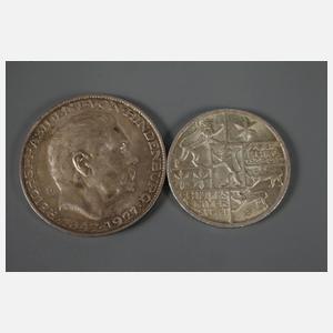 Zwei Prägungen Weimarer Republik