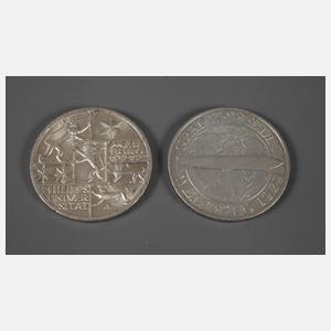 Zwei Prägungen Weimarer Republik