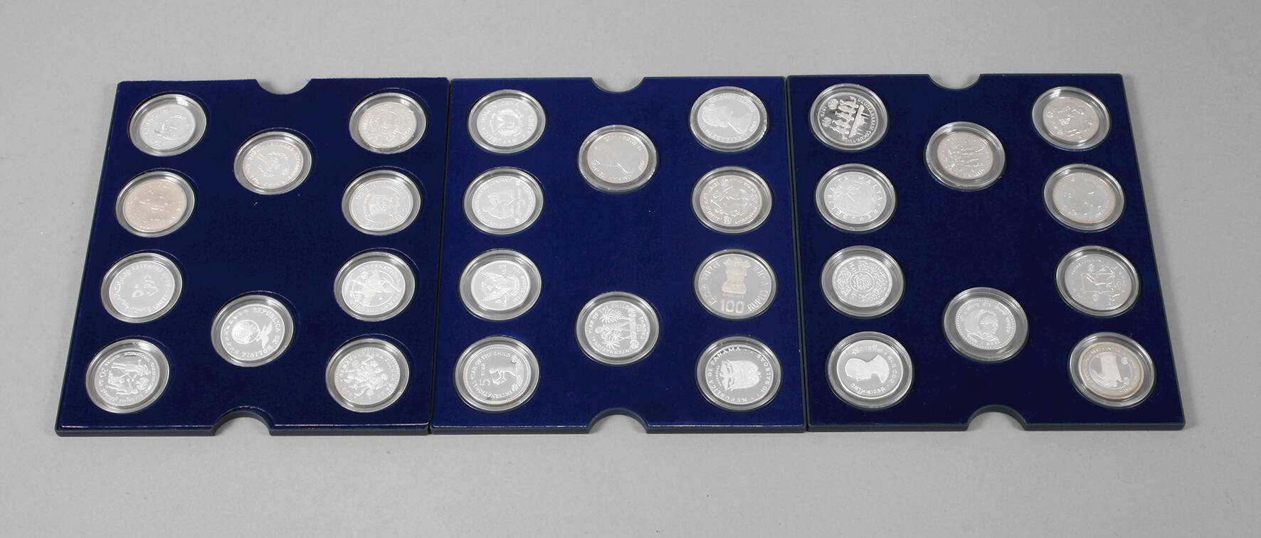 Sammlung Silbermünzen UNICEF