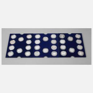 Sammlung Silbermünzen UNICEF