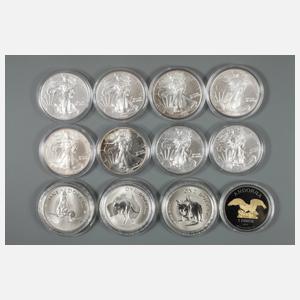 Posten Dollar, Silberunzen