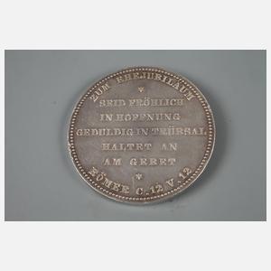 Medaille Ehejubiläum Wilhelm/Auguste