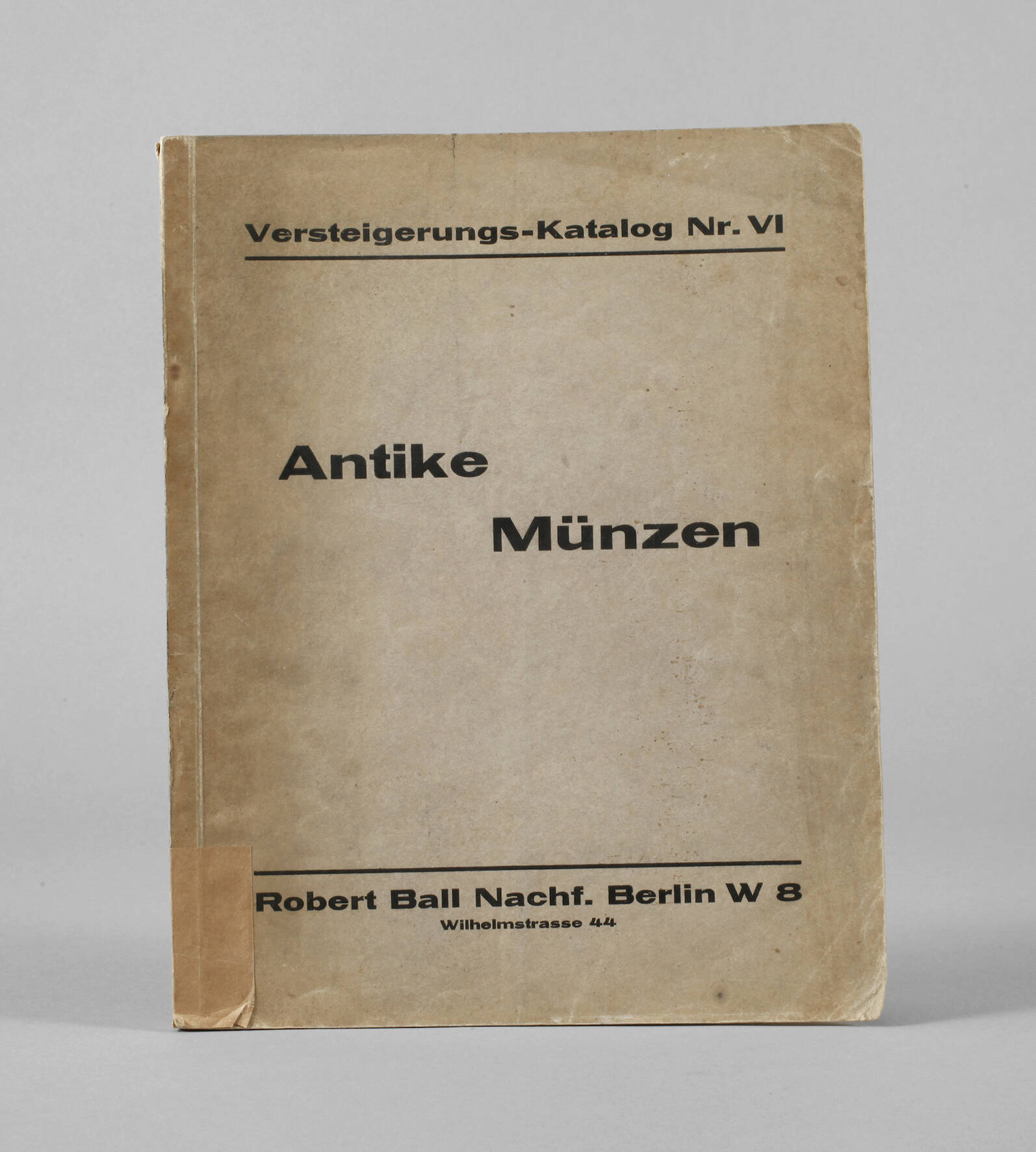 Auktionskatalog Robert Ball Nachfolger