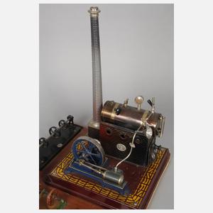 Ernst Plank Dampfmaschine mit Zubehör