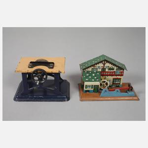 Ernst Plank Dampfmaschine mit Zubehör