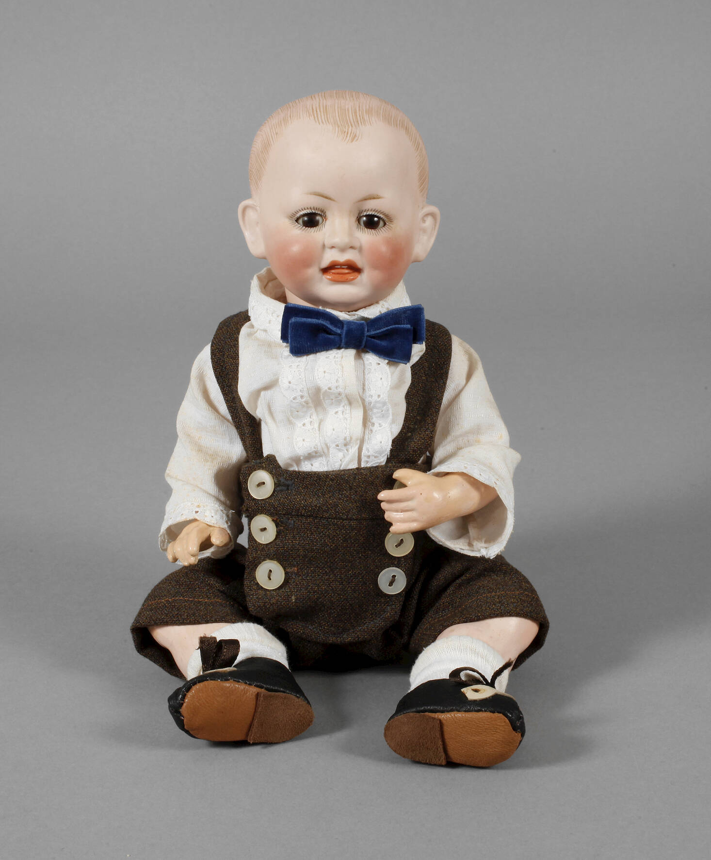 Hertel, Schwab & Co. seltene Porzellankopfpuppe