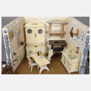 Puppenküche mit Zubehör