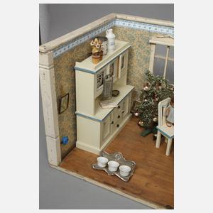 Große weihnachtliche Puppenküche