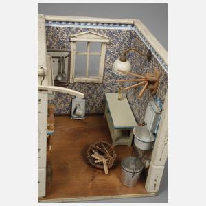 Große weihnachtliche Puppenküche