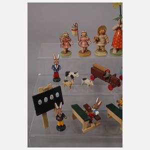 Konvolut Aufstellfiguren Erzgebirge