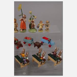 Konvolut Aufstellfiguren Erzgebirge