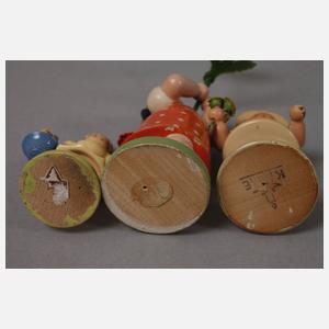 Konvolut Aufstellfiguren Erzgebirge