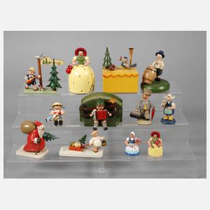 Konvolut Aufstellfiguren Erzgebirge