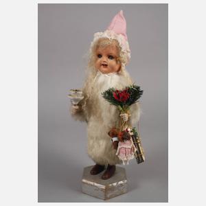 Crottendorfer Lichterengel mit Weihnachtsbaum