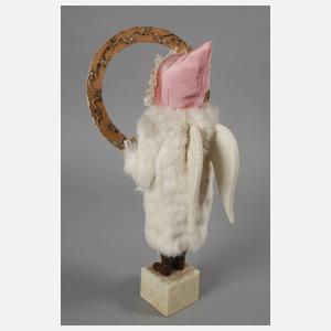 Crottendorfer Lichterengel mit Lichterkranz