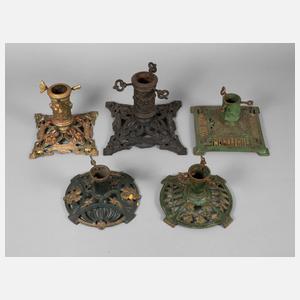 Konvolut Christbaumständer