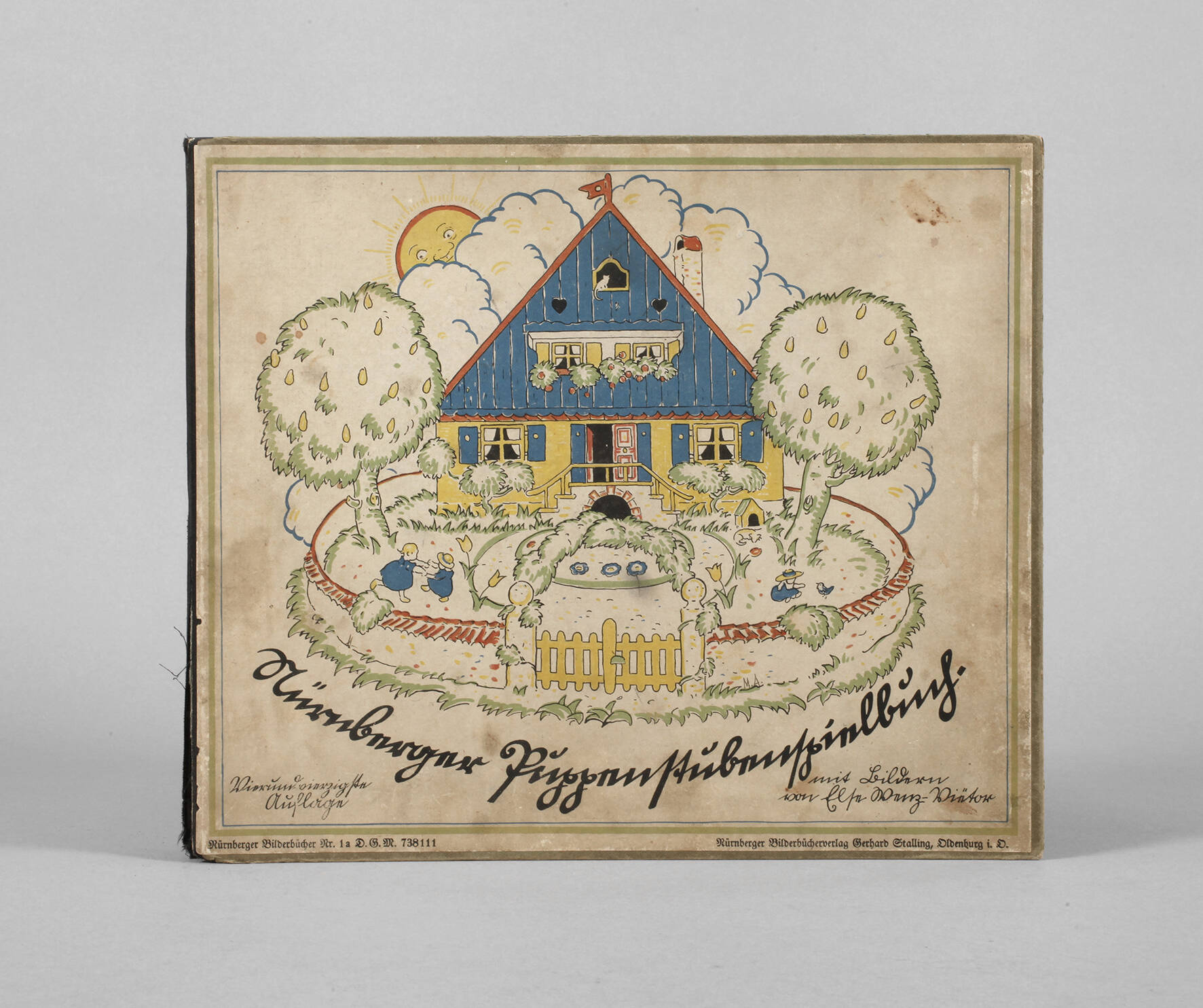 Bilderbuch mit Steckfiguren