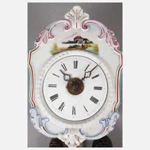 Porzellanschilderuhr